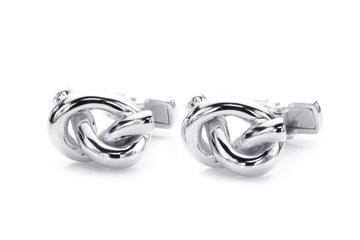 Silver Knots Cufflinks